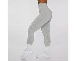 Sportchic - Sportlegging dames – Yoga legging - Squatproof - Sportbroek - Sportlegging dames - High waist - Hardloopbroek - Sportlegging - Tiktok legging - Booty Scrunch - Dierenprint - Licht Groen - S