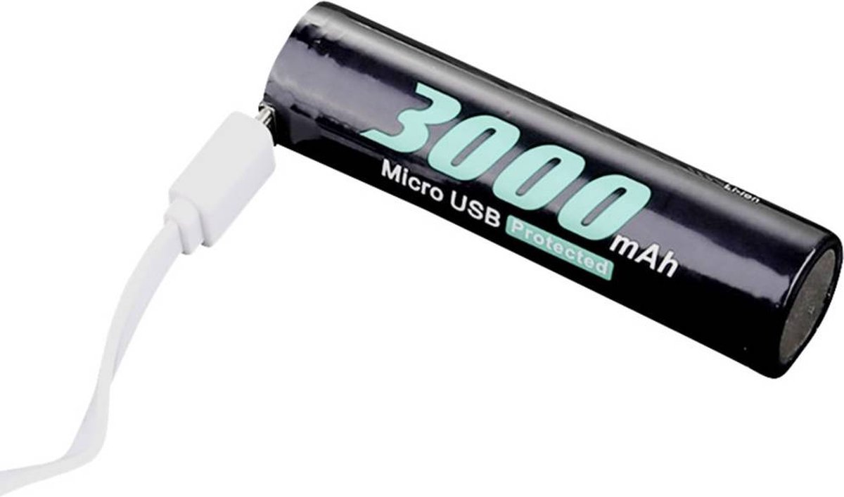 Soshine 18650USB-3.7-3000 Speciale oplaadbare batterij 18650 Li-ion 3.6 V 3000 mAh