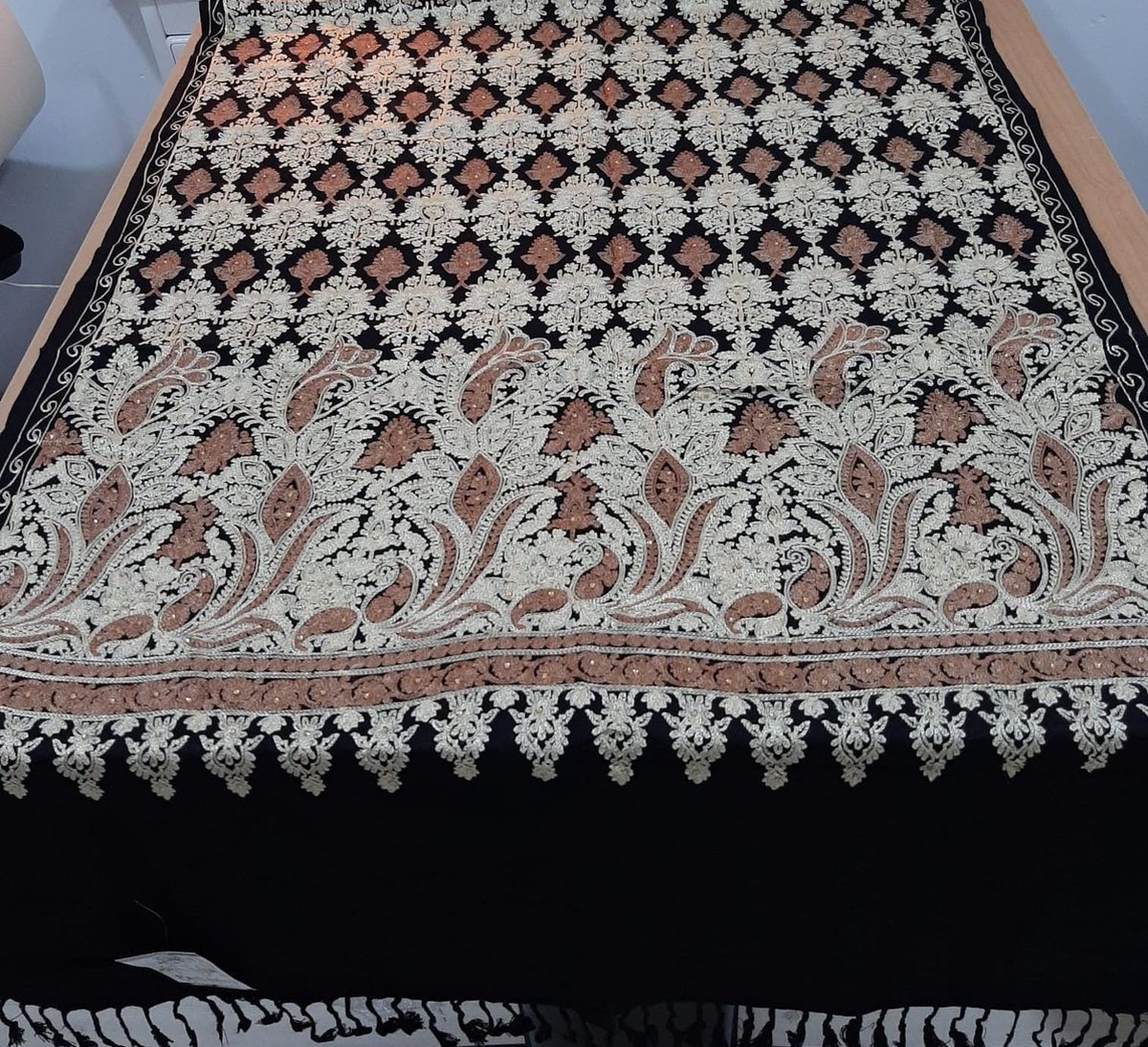 kashmiri  jamavar sjaal