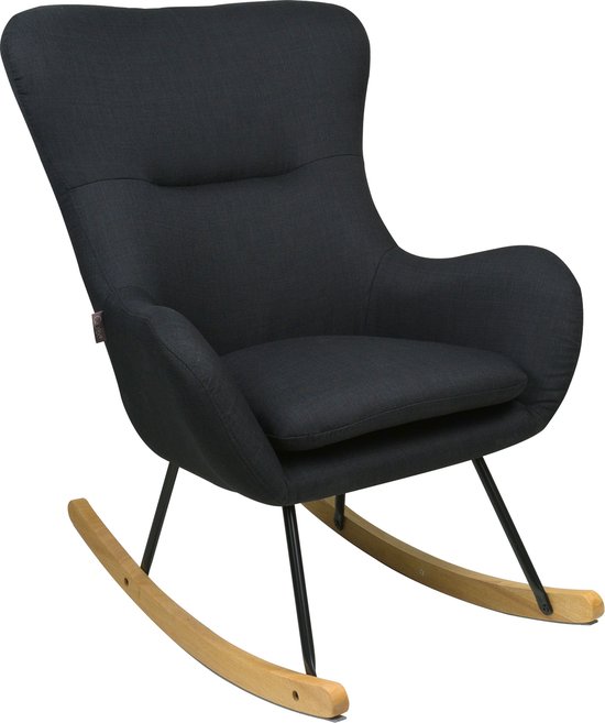 Quax Rocking Chair Adult Basic - Noir - Chaise à bascule