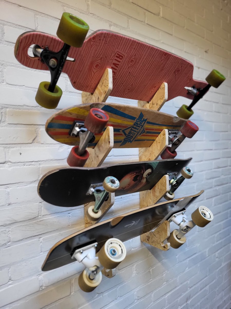 zien onderwijs Magnetisch Skateboard rek - Skateboard houder - skateboards ophangen - wandrek  skateboard -... | bol.com
