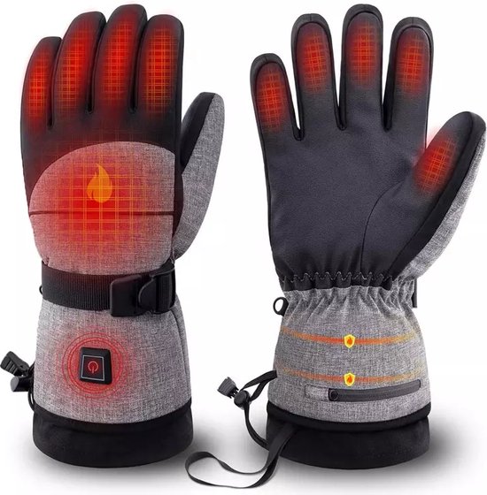 Verwarmde Handschoenen Elektrisch - Inclusief Oplaadbare Accu met Oplaadkabel - Heated Gloves - Thermohandschoenen - Unisex - One Size Fits All
