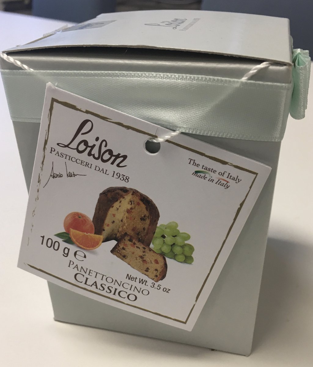 Loison cioccolato panettoncino with dark chocolate drops -giftbox- 100grm
