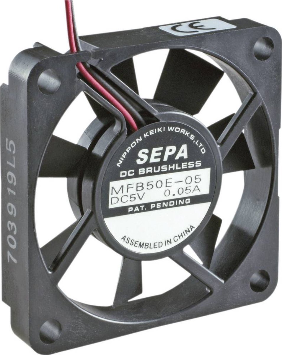 SEPA MFB50E05 Axiaalventilator 5 V/DC 10.1 m³/h (l x b x h) 50 x 50 x 10 mm