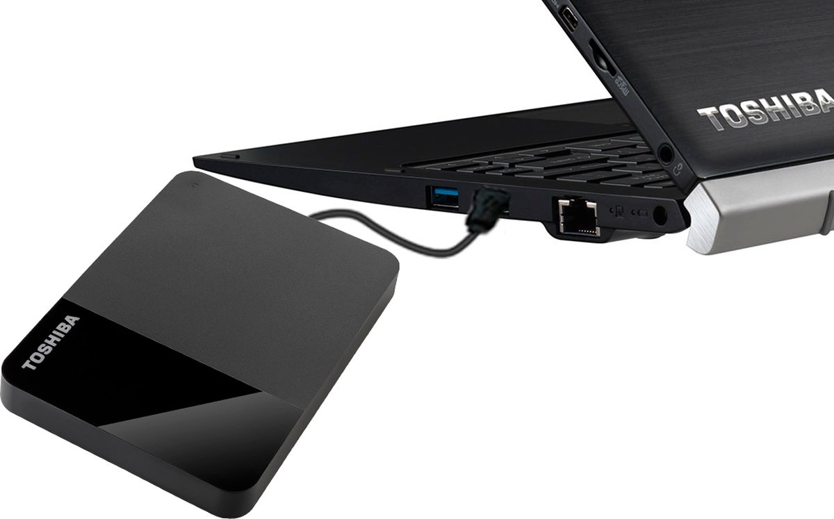 External Hard Drive Toshiba CANVIO READY Black 2 TB USB 3.2 Gen 1 - Toshiba