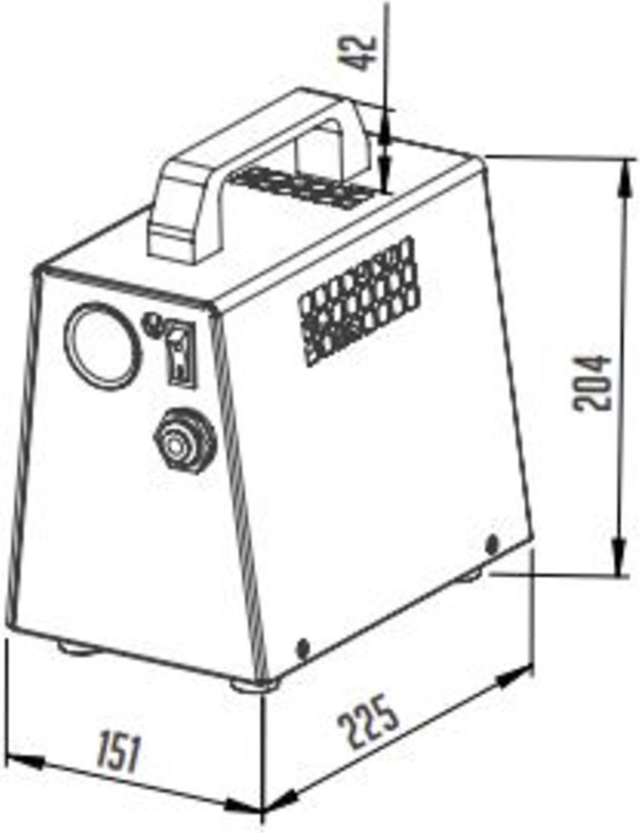 Luchtcompressor, Minicompressor, Perslucht compressor - VK15 / VK30, voor biertappen zonder CO2 – foto 3