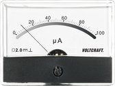 VOLTCRAFT AM-86X65/100µA Inbouwmeter AM-86X65/100µA/DC Draaispoel