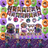 Encanto- decoratie - verjaardag - feest - 183 Delig - YAR - Decoratie Versiering – - Feestpakket met ballonnen - Taart decoratie - Slingers - Vlaggenlijn - Kinderfeestje Meisje - Kinderfeestje jongen