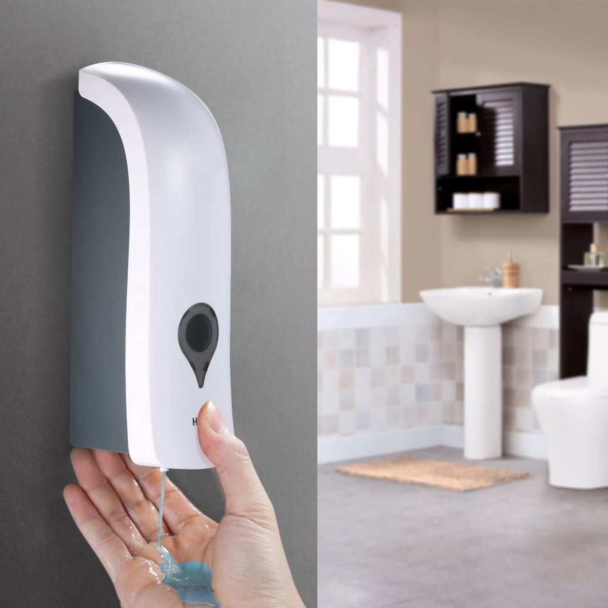 Manuele zeepdispenser – Aitomatic Soap Dispenser - No touch - Zeepdispenser met sensor
