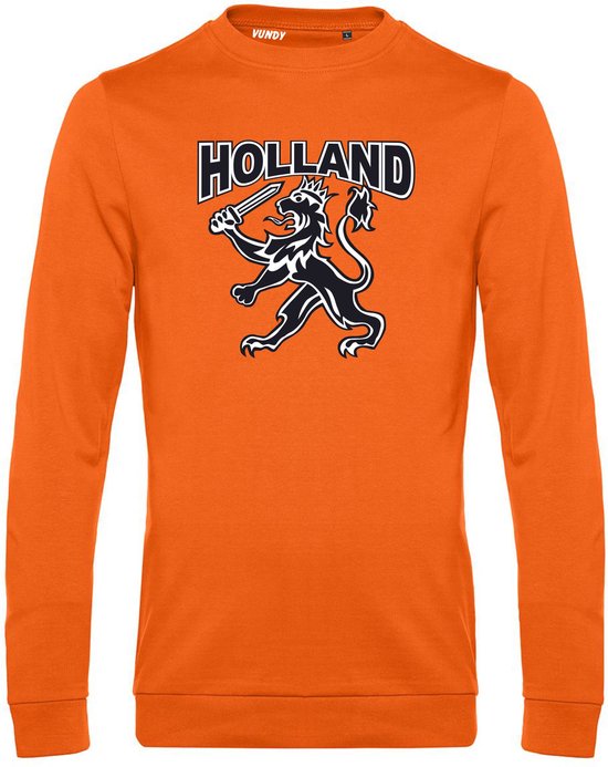 Sweater Holland Leeuw | Oranje Shirt | Koningsdag Kleding | Oranje | maat S