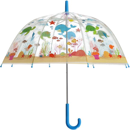 Esschert Design Parapluie pour enfants transparent la vie marine | bol