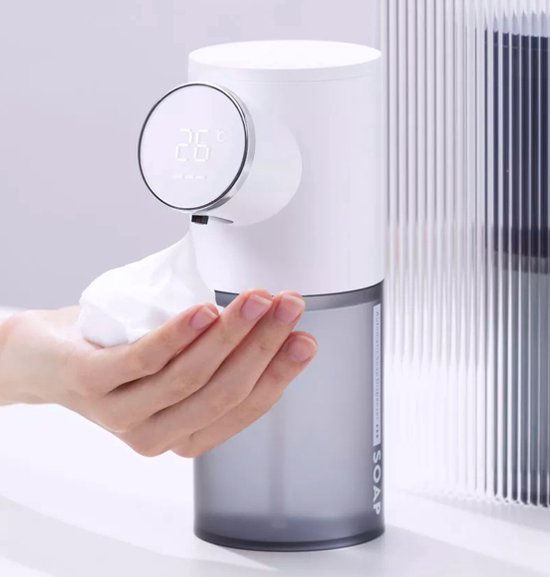 Timberblue - Automatische Zeepdispenser - 320ml - wit - Sensor - Keuken - Badkamer - Toilet - Hygiënisch - Desinfectie Dispenser - No Touch Zeep Pomp - Handsfree Zeeppomp Elektrisch