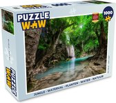 Puzzel Jungle - Waterval - Planten - Water - Natuur - Legpuzzel - Puzzel 1000 stukjes volwassenen