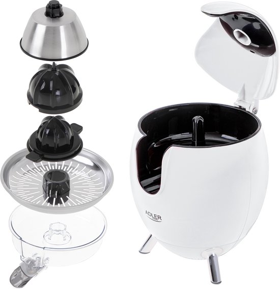 Adler AD 4013 w - Citrus Juicer - Wit - 800 Watt van Adler — afbeelding 4