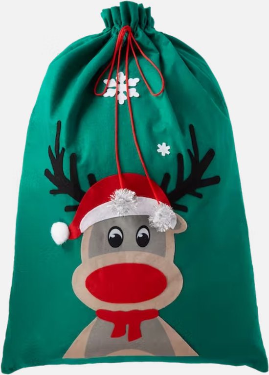 Kerst cadeautas groot Kerst kado tas 90 CM Kerstpakket Kerst