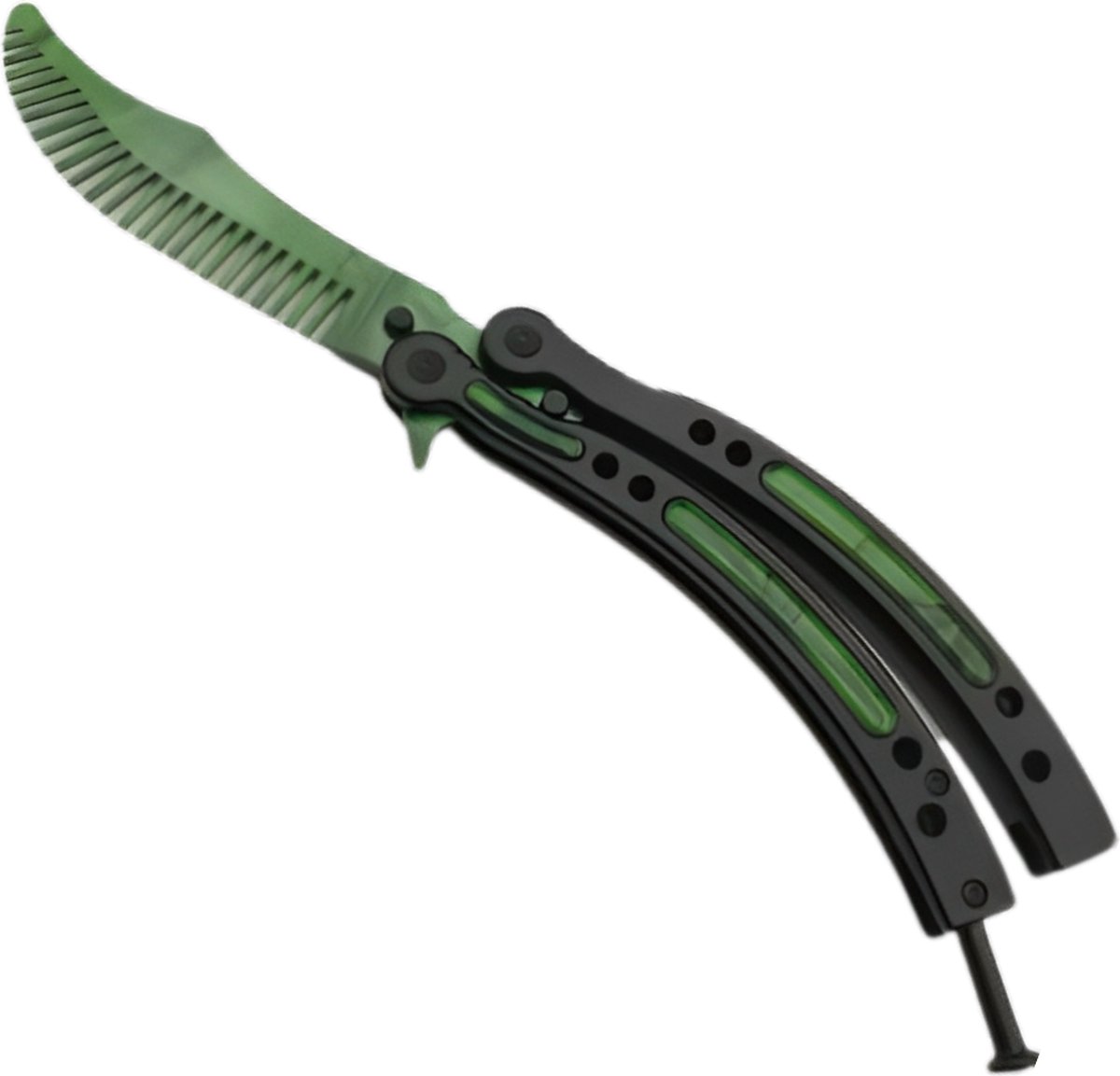 Eaglion CSGO - Groene Vlinderkam: Stijlvolle Haarstyling en Creatieve Bewegingen