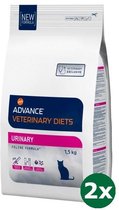 Advance veterinary diet cat urinary urinewegen kattenvoer 2x 1,5 kg