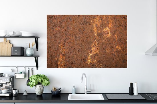 Stickers muraux - Feuille Autocollant - Marron - Oranje - Abstrait - Vintage - Rouille - Motif - 120x80 cm - Feuille Adhésive - Stickers muraux Muraux Chambre Enfant - Papier Peint Auto Adhésif