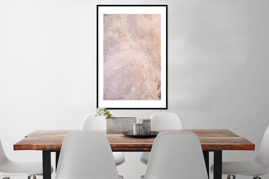 Cadre photo avec affiche - Herbe de la pampa - Structure - Plantes - Nature - 60x90 cm - Cadre pour affiche - Décorations de Noël - Décoration de Noël pour l'intérieur - Noël