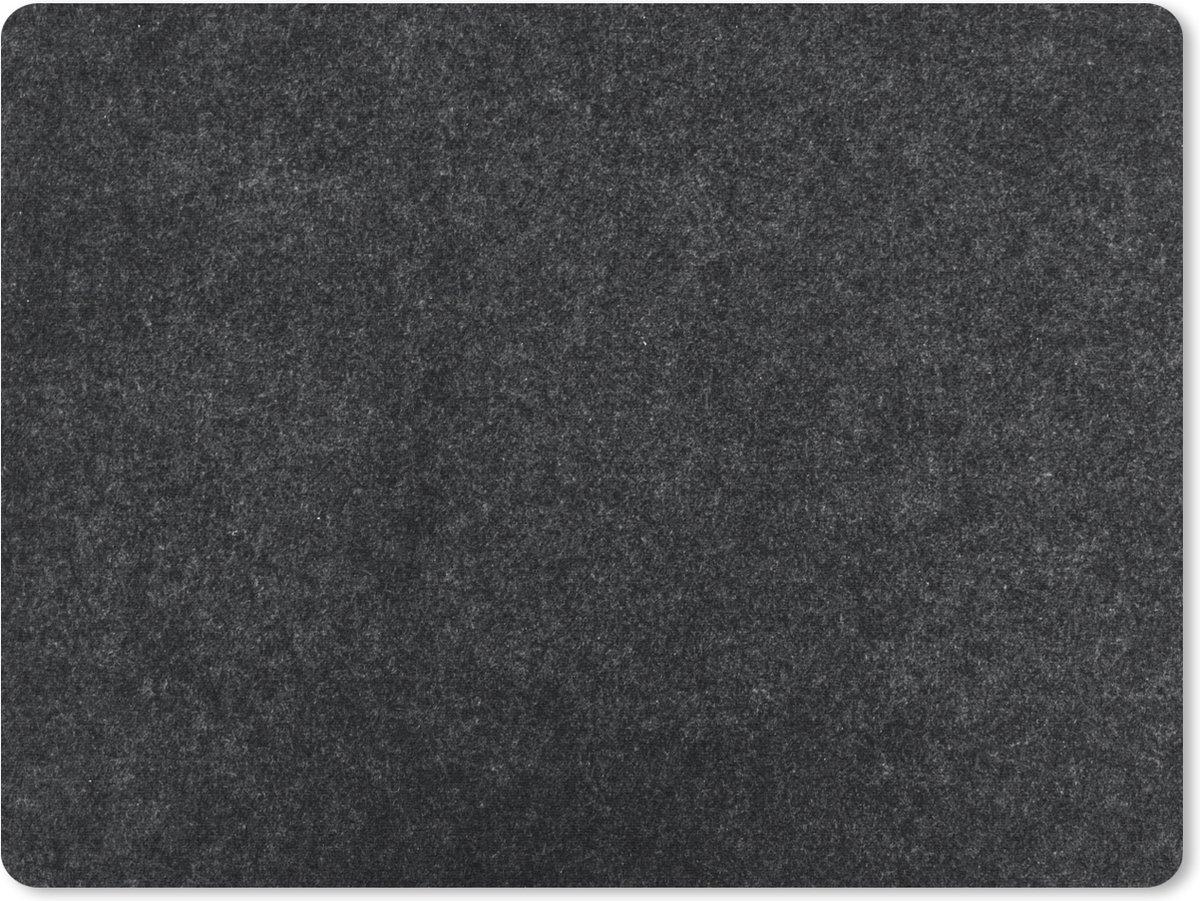Bureau onderlegger - Zwart - Graniet - Design - Steen - Muismat - 23x19 cm