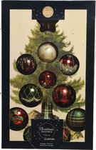 Decoris Luxe kerstballen mix glas assorti kerst kleuren