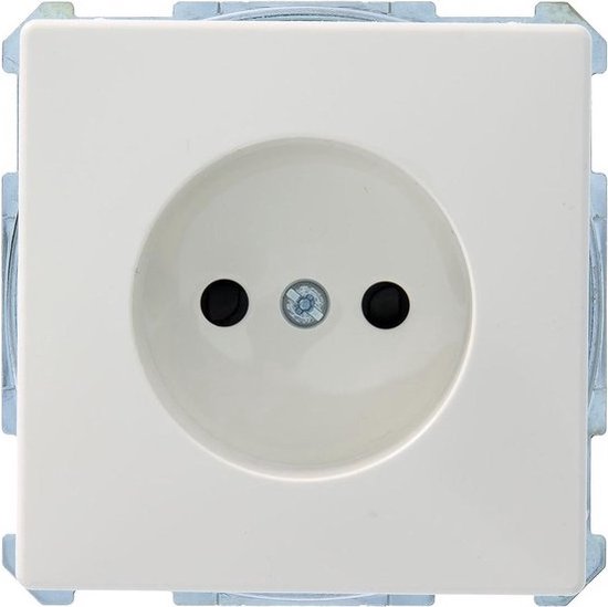 Dubbel stopcontact BJ SI wit glanzend 20 2EUCJ 214 503 (2CKA002014A1465