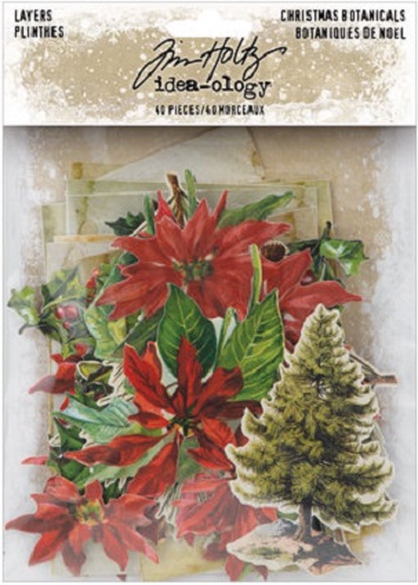 Idea-ology Tim Holtz - Layers Christmas Botanicals (TH94298)