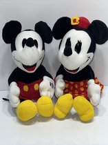 Mickey en Minnie 25cm pluche Finger Puppets met plastic opbergtas