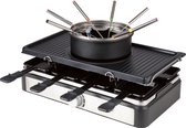 SILVERCREST Raclette- en fondue- en grillapparaat - 1400W - Gourmetset