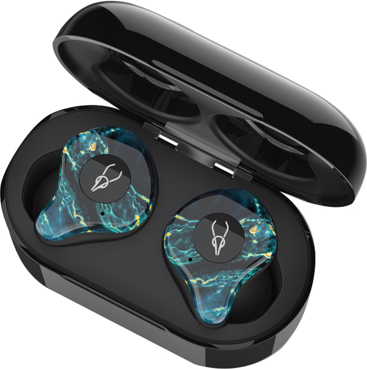 Sabbat X12 Ultra Draadloze Oordopjes - Bluetooth 5.2 Headset - Bluetooth Oordopjes - Oortjes Draadloos - Draadloos Oordopjes - High Quality - 24 Uur Speeltijd -Dream Stone