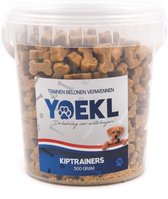 YOEKL Kip Trainers - Hondensnacks - Hondensnoepjes - Hondensnacks Gedroogd - Hondensnacks Kauwbot - 500 Gram 1 Stuk.