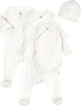 Petit Bateau Babyuitzet voor de eerste dagen in katoenen tubic Unisex kledingset - Maat 62