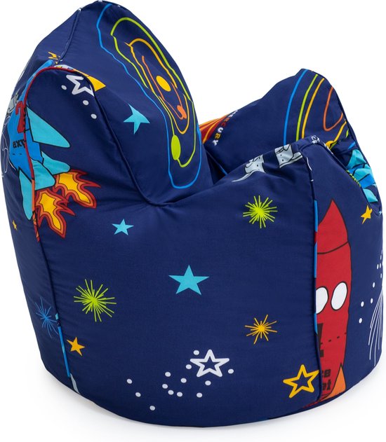 Ready Steady Bed Chaise haute pour Enfants Meubilair confortable pour Kinder Siège à l'épreuve des enfants Canapé de salle de jeux Conception ergonomique Chaise pouf pour enfants | Chaise enfant | Siège d'enfant