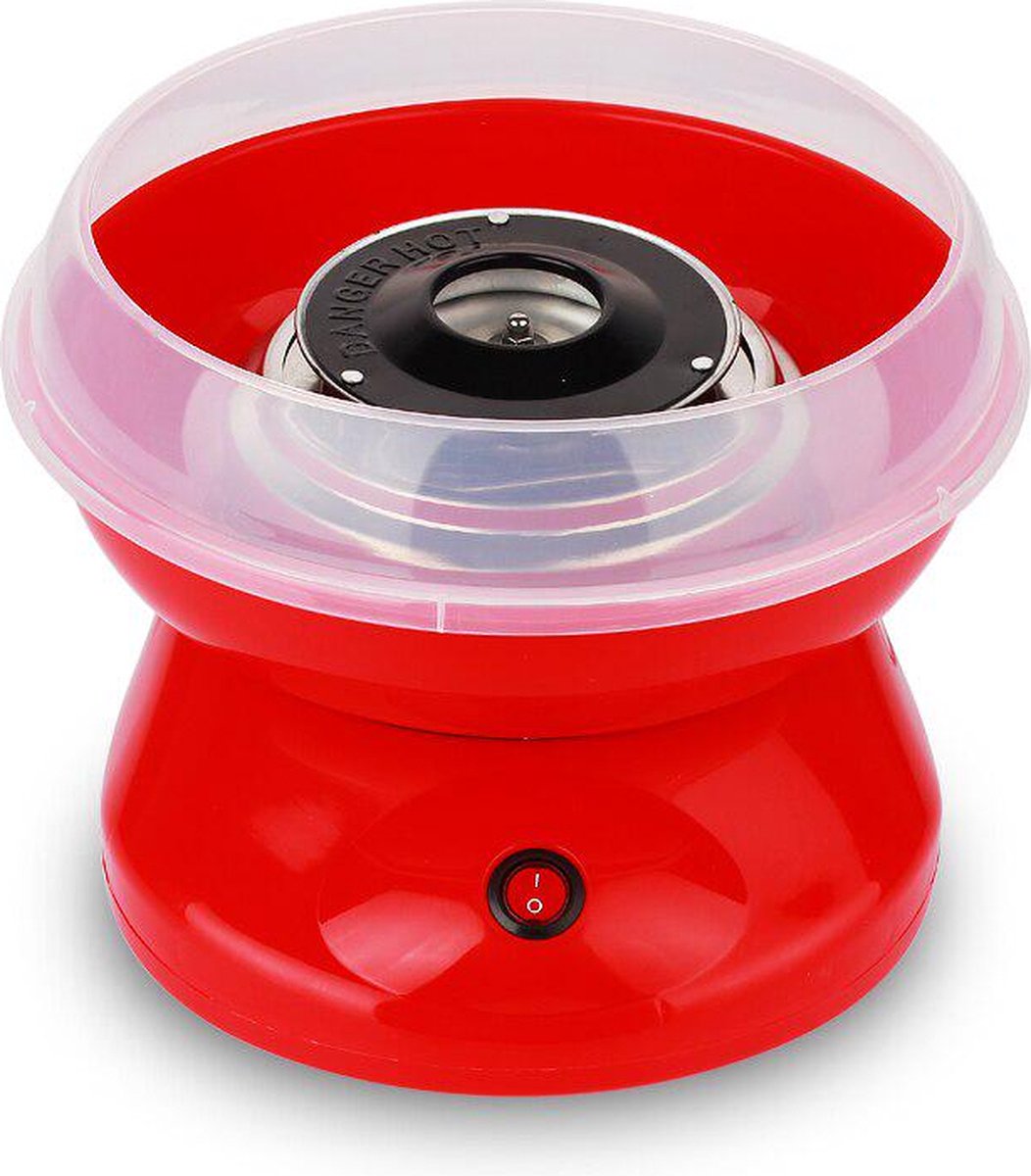 Goods4you suikerspinmachine 500W rood inclusief stokjes en maatschepje