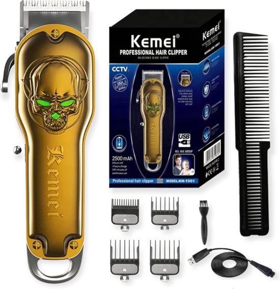 Kemei Professional Hair Clipper - Tondeuses Hommes - Tondeuses Hommes Head  Hair -... | bol.com