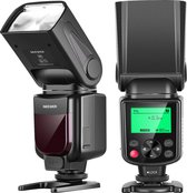 Neewer® -TTL Flitser met LCD Scherm voor Canon 7D Mark II, 5D Mark II III IV, 1300D, 1200D, 1100D, 750D, 700D, 650D, 600D, 550D, 500D, 100D, 80D, 70D, D600D en Meer