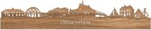Skyline Drachten Eikenhout - 100 cm - Woondecoratie - Wanddecoratie - Meer steden beschikbaar - Woonkamer idee - City Art - Steden kunst - Cadeau voor hem - Cadeau voor haar - Jubileum - Trouwerij - WoodWideCities