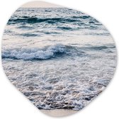 Décoration murale Organique - Décoration Décoration murale Plastique - Peinture Organique - Mer - Plage - Été - 40x40 cm - Forme miroir asymétrique sur plastique