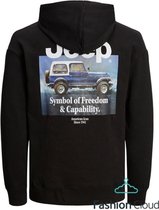 Jack & Jones Jeep Sweat Hood ZWART S