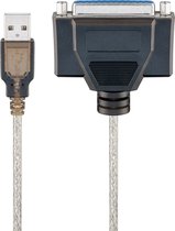 Goobay USB naar 25-pins parallel printerkabel - 1,5 meter | bol.com