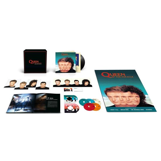 Queen - The Miracle (5CD + Bluray + DVD + LP)