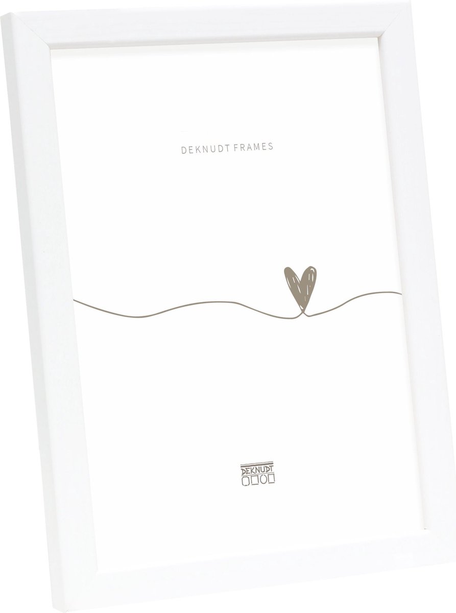 Deknudt Frames fotolijst S41JK1 - hout - wit - voor foto: 18x24 cm