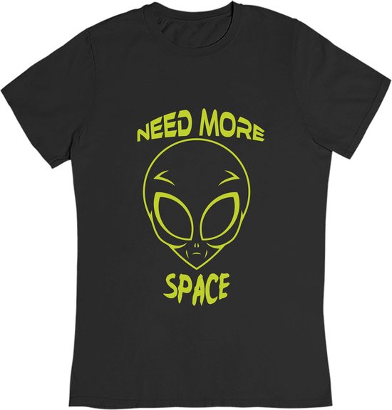 Cannabis T-Shirt - Alien Needs More Space - Wiet Weed Marijuana Olie Grinder Zaad 420 - Maat XL