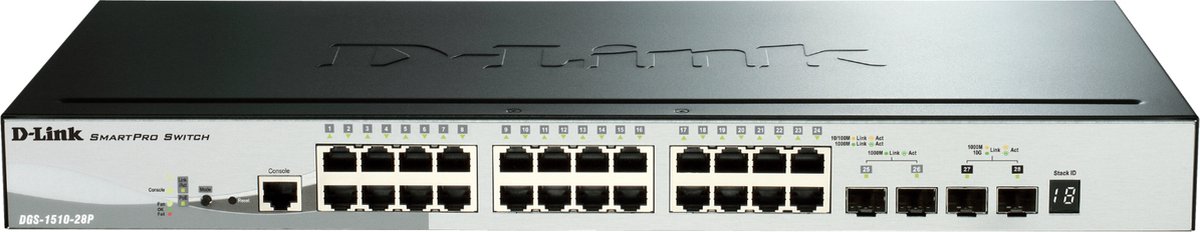 Switch D-Link DGS-1510-28P/E