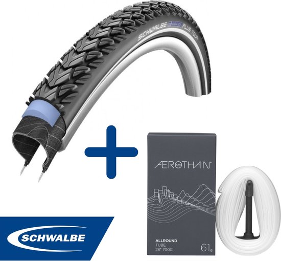 Fietsband - Schwalbe - Buiten- & binnenband - Marathon Plus Tour & SV17E - 28 inch x 1.40 - 2.00 - 40 mm