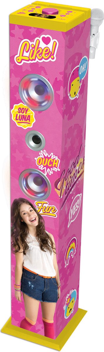 Bluetooth-toren met geluid en licht