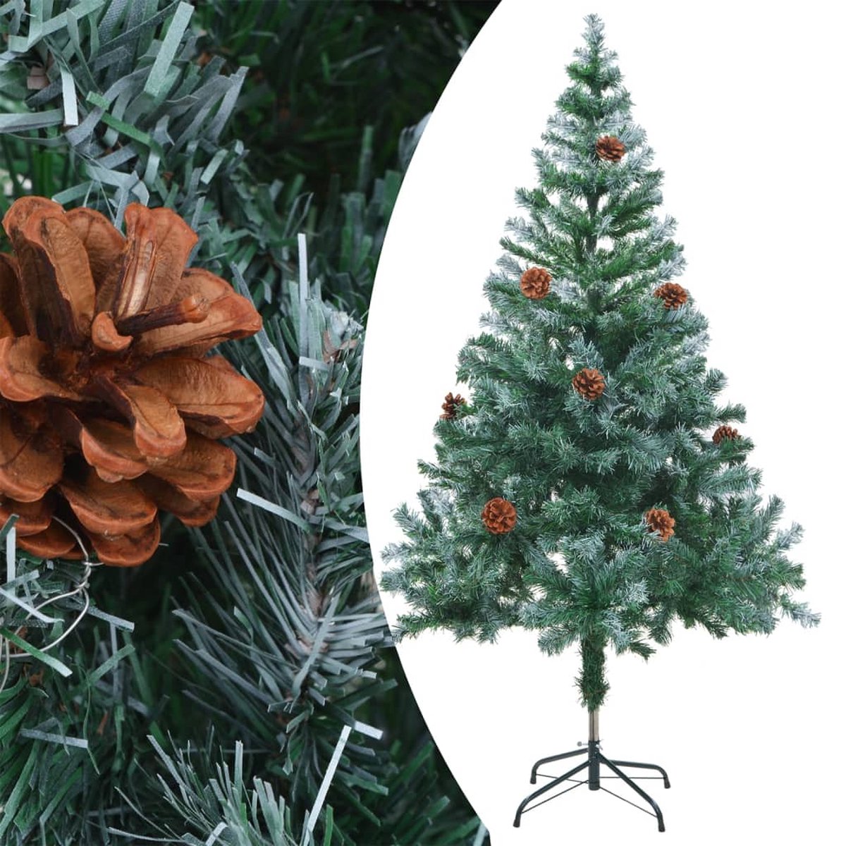 Prolenta Premium - Kunstkerstboom met dennenappels 150 cm