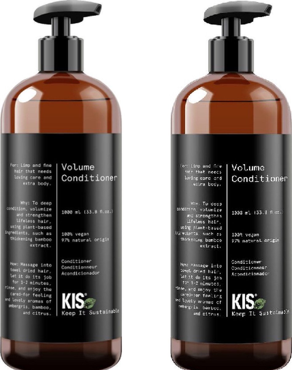 Kis Green - Volume - Conditioner 2 x 1000