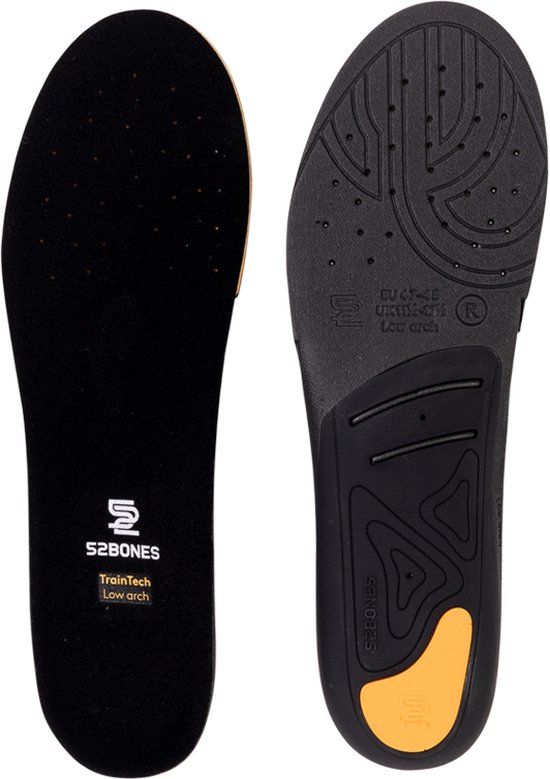 52Bones TrainTech Low Arch Footbed - Anatomische steunzool met lage  voetboog voor | bol.com