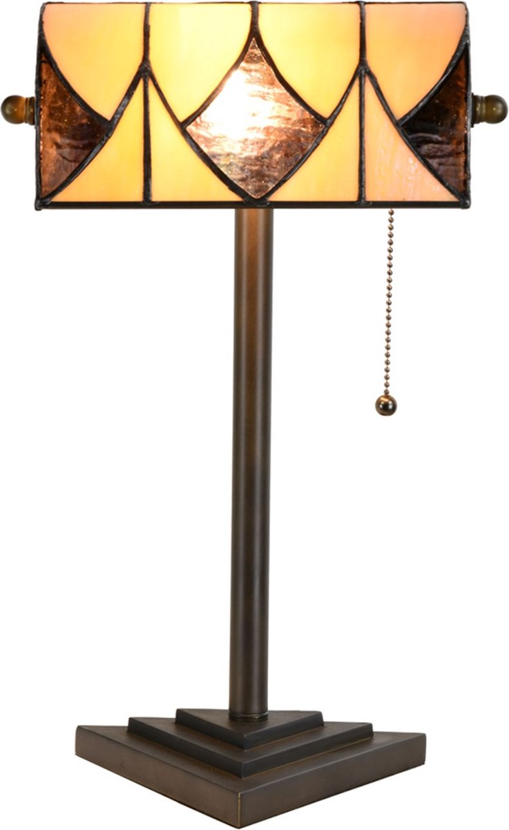 Tiffany Banker Tafellamp Parabola - Art Deco Trade